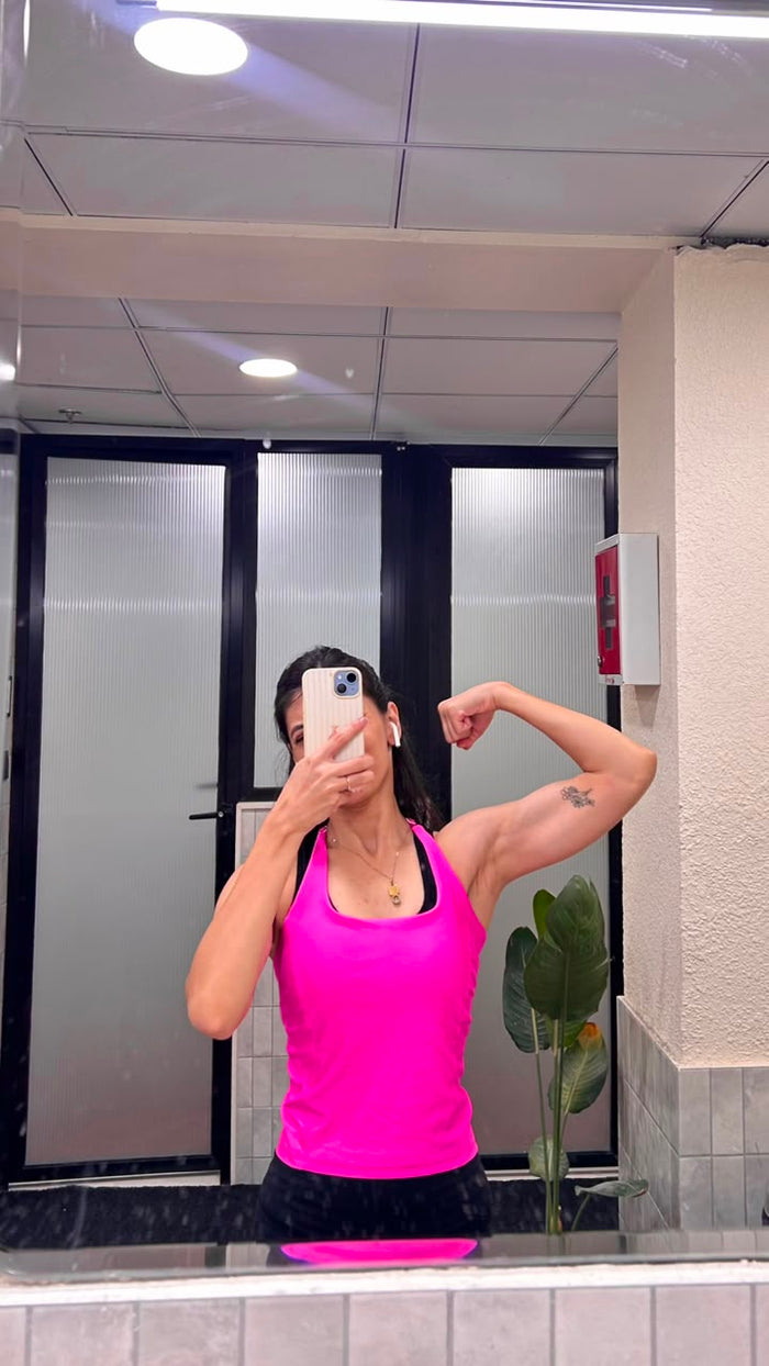 Hot pink bliss top
