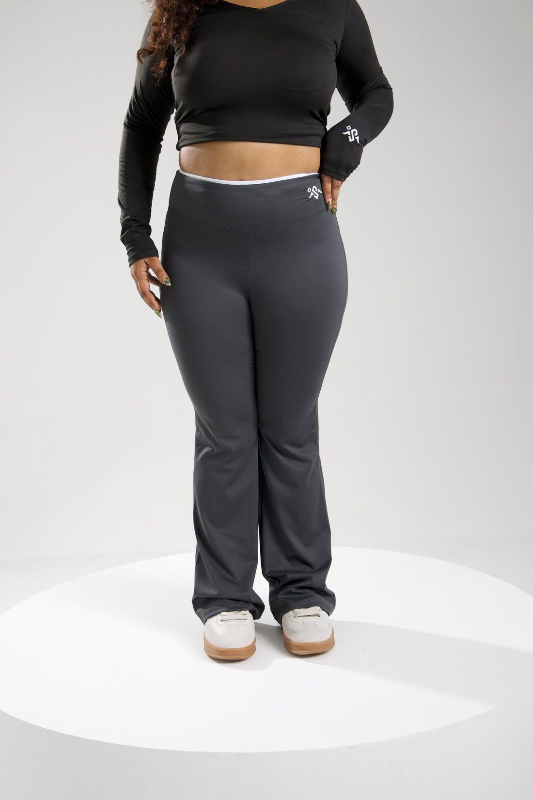 Flare Pants in grey