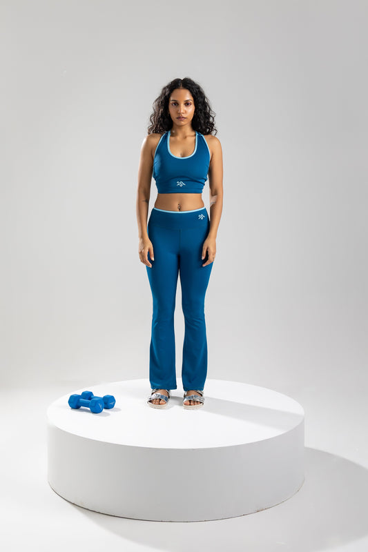 Flare Pants in dark blue