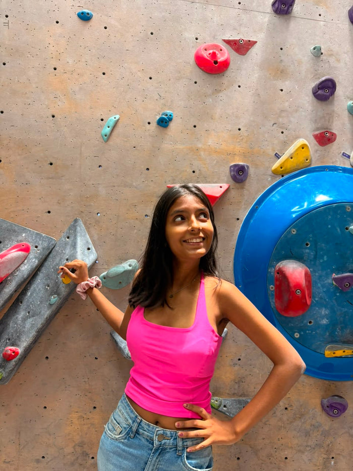 Hot pink bliss top