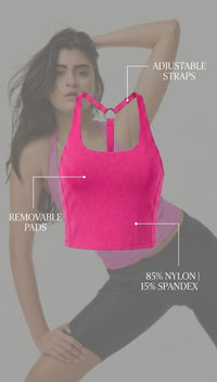 Hot pink bliss top thumbnail 3